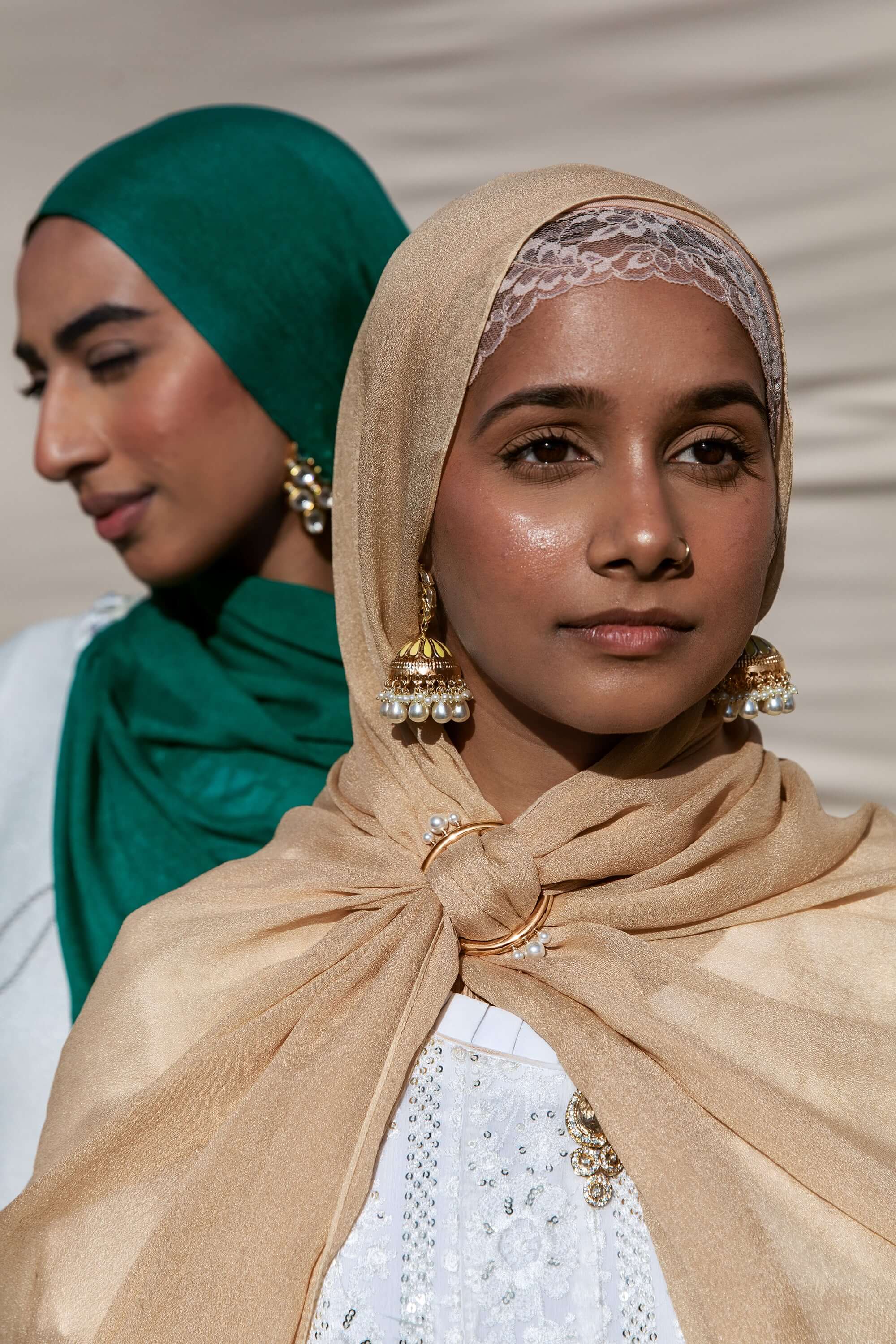 Butterscotch Glow Silk Chiffon - Image 3