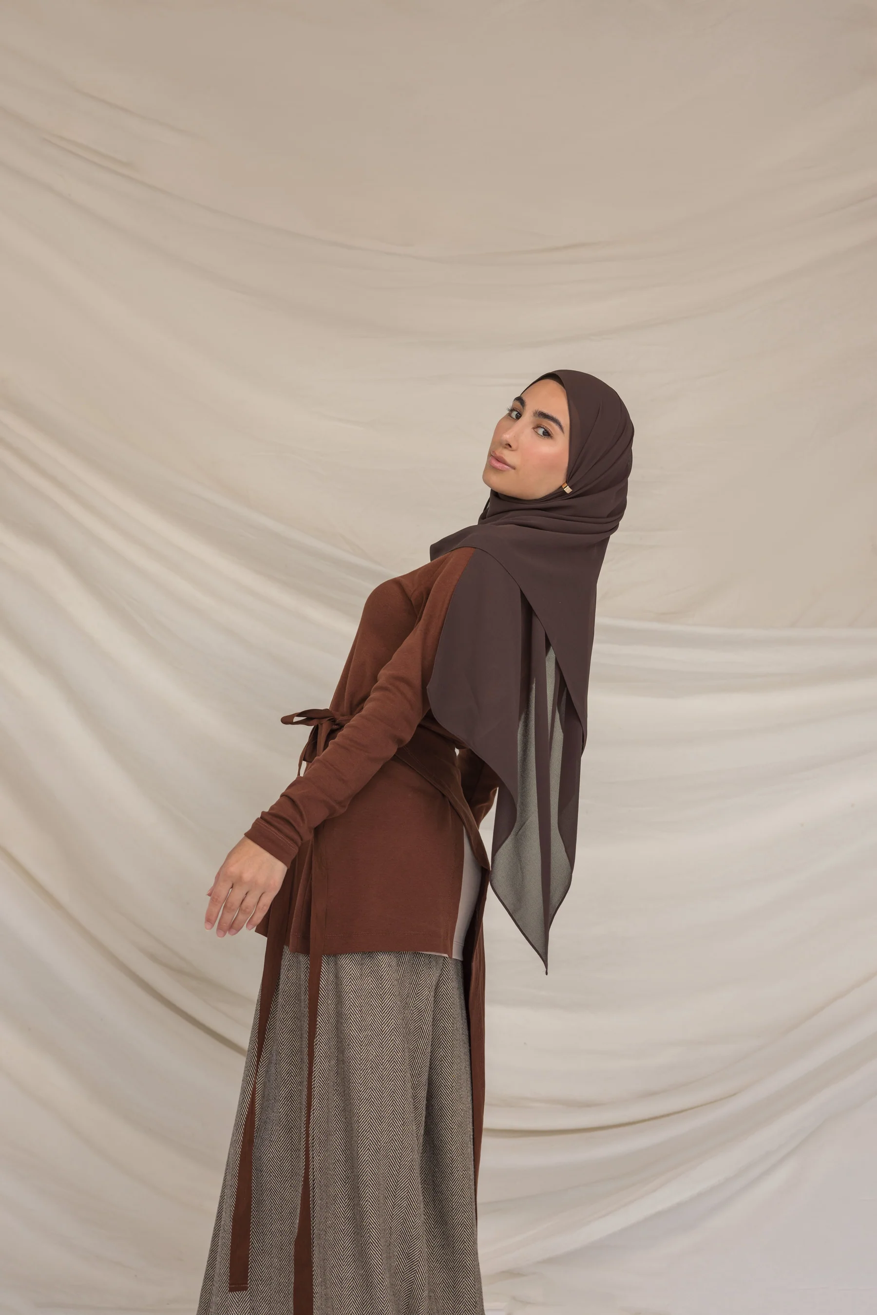 Chocolate Opal Chiffon - Image 4