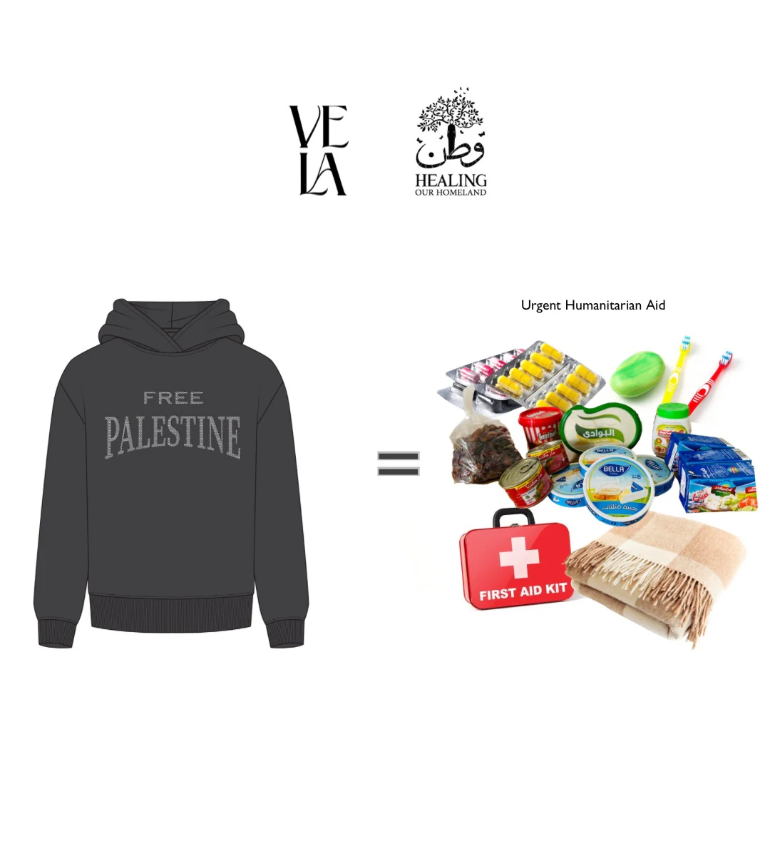 Free Palestine Pink Rhinestone Hoodie - Image 5