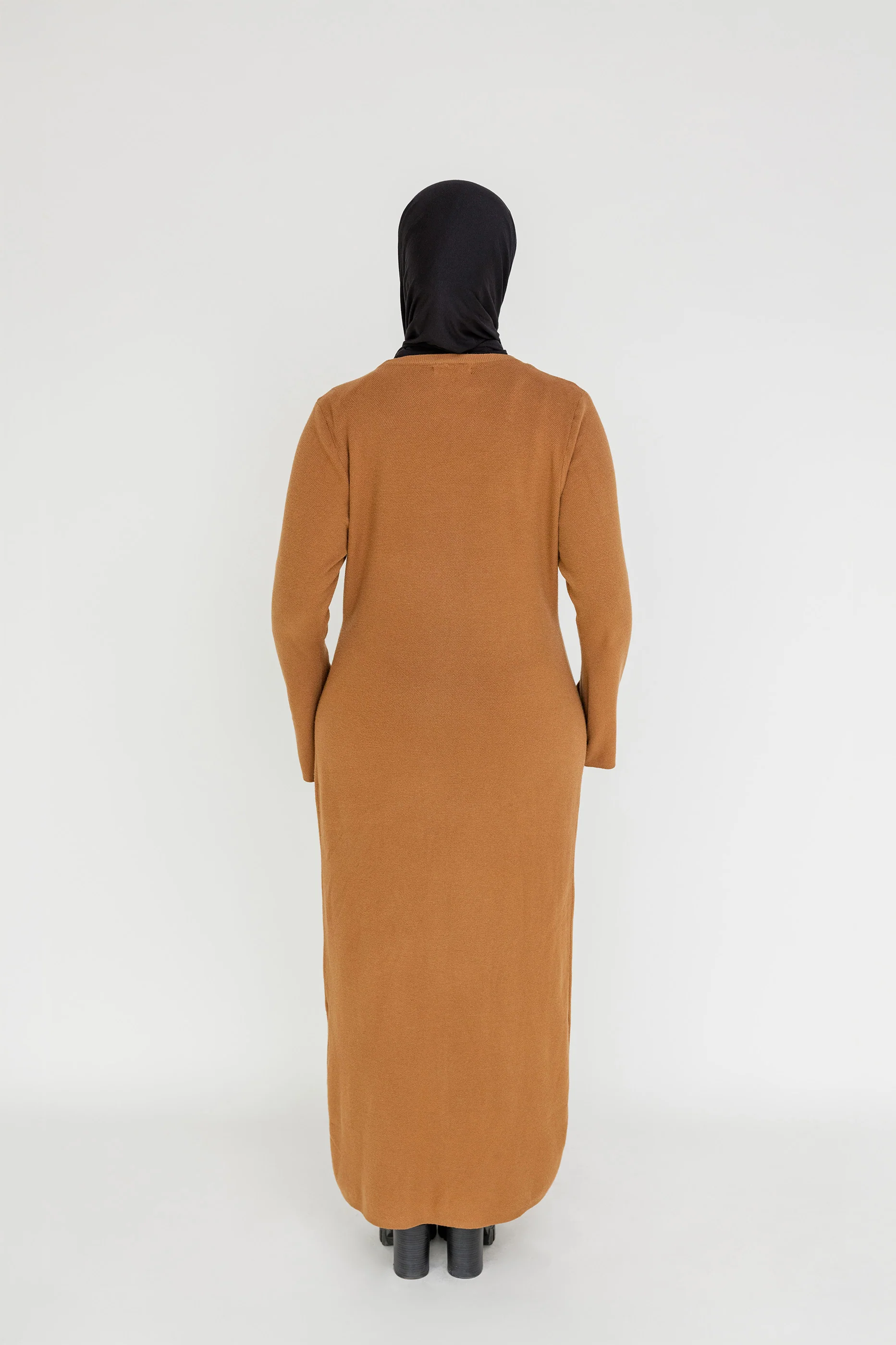 Knit Cardigan Dress - Image 4