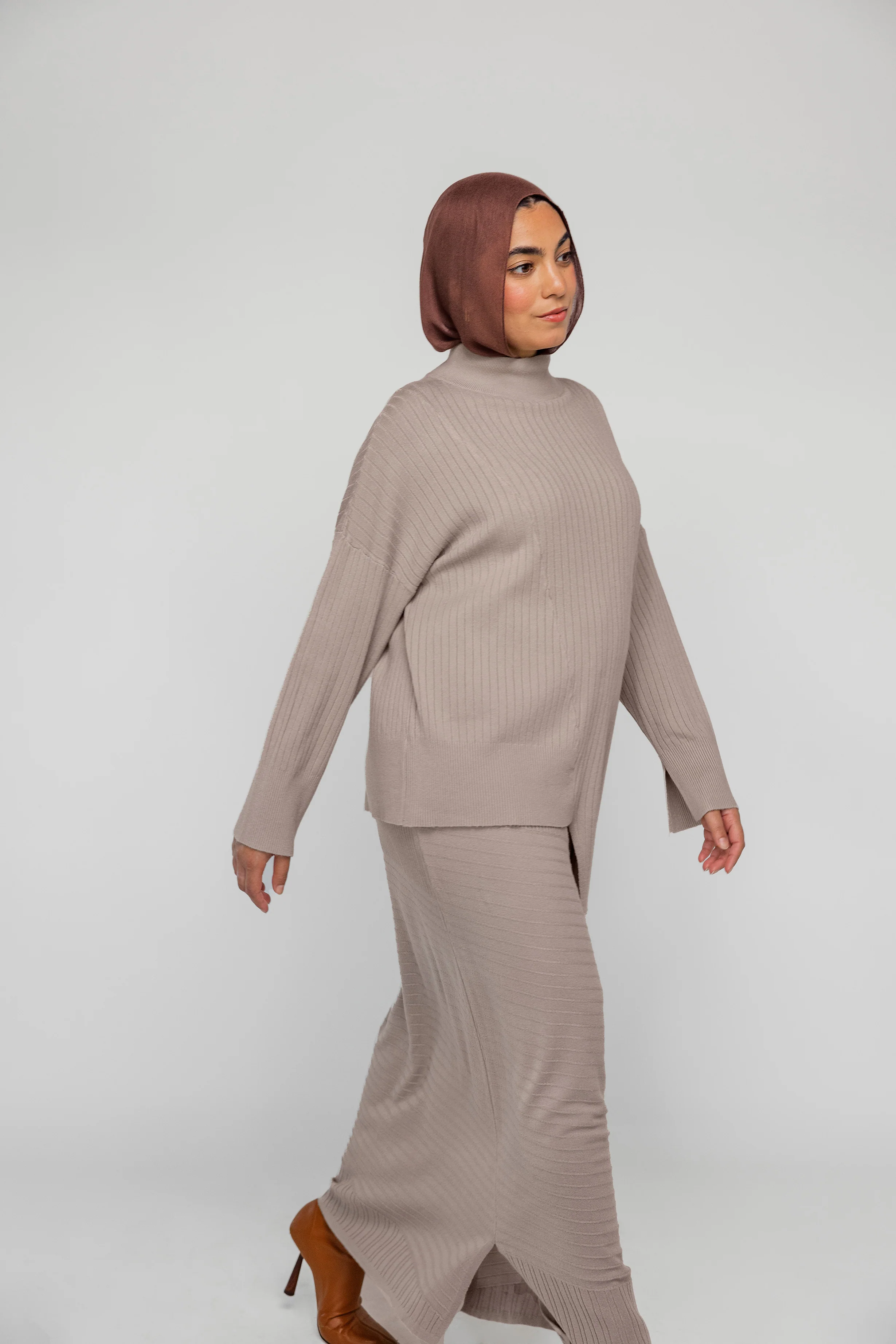 Mixed Rib Skirt - Image 5