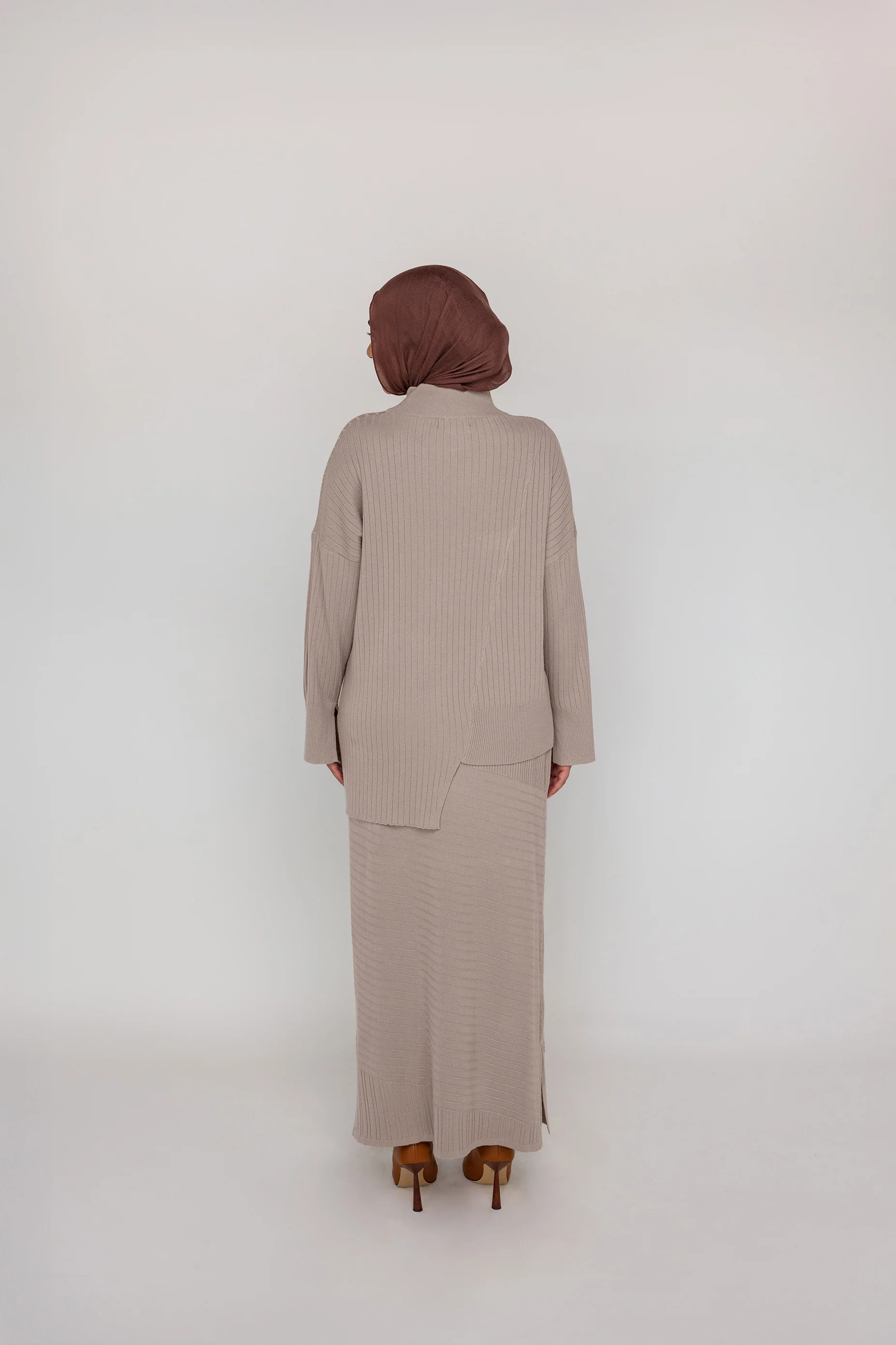 Mixed Rib Skirt - Image 7