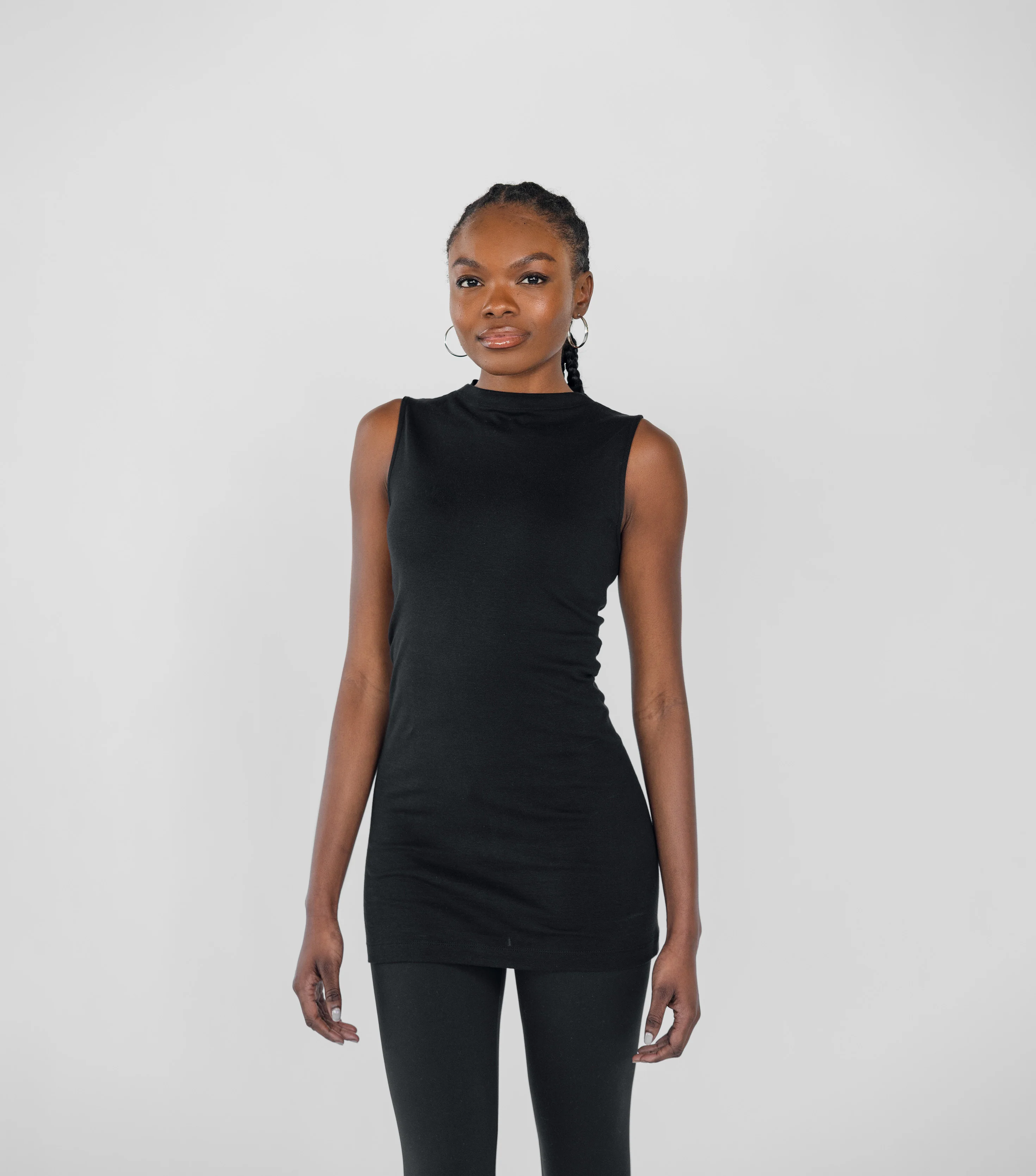 Mock Neck Tank Ink - Image 3