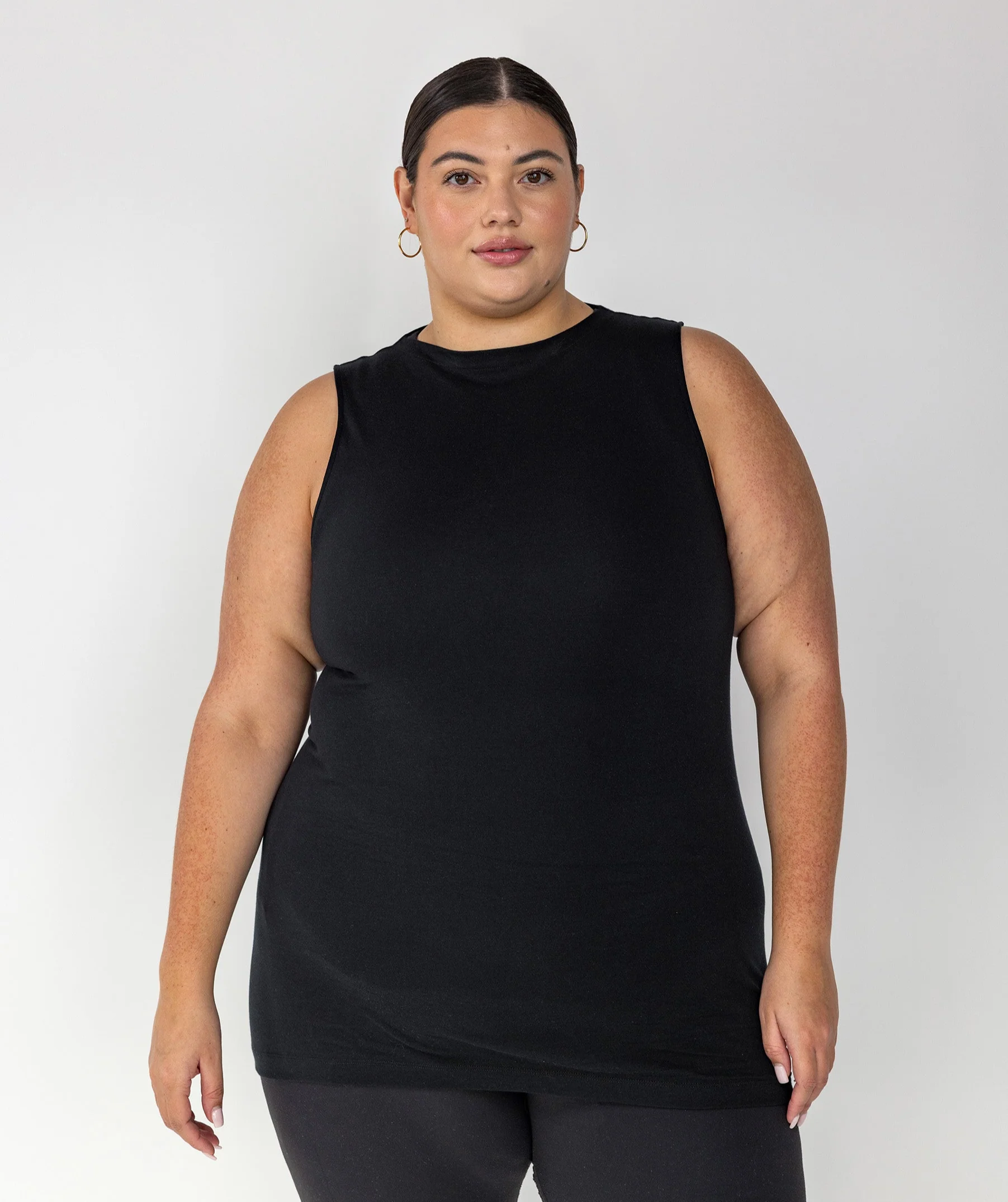 Mock Neck Tank Ink - Image 4