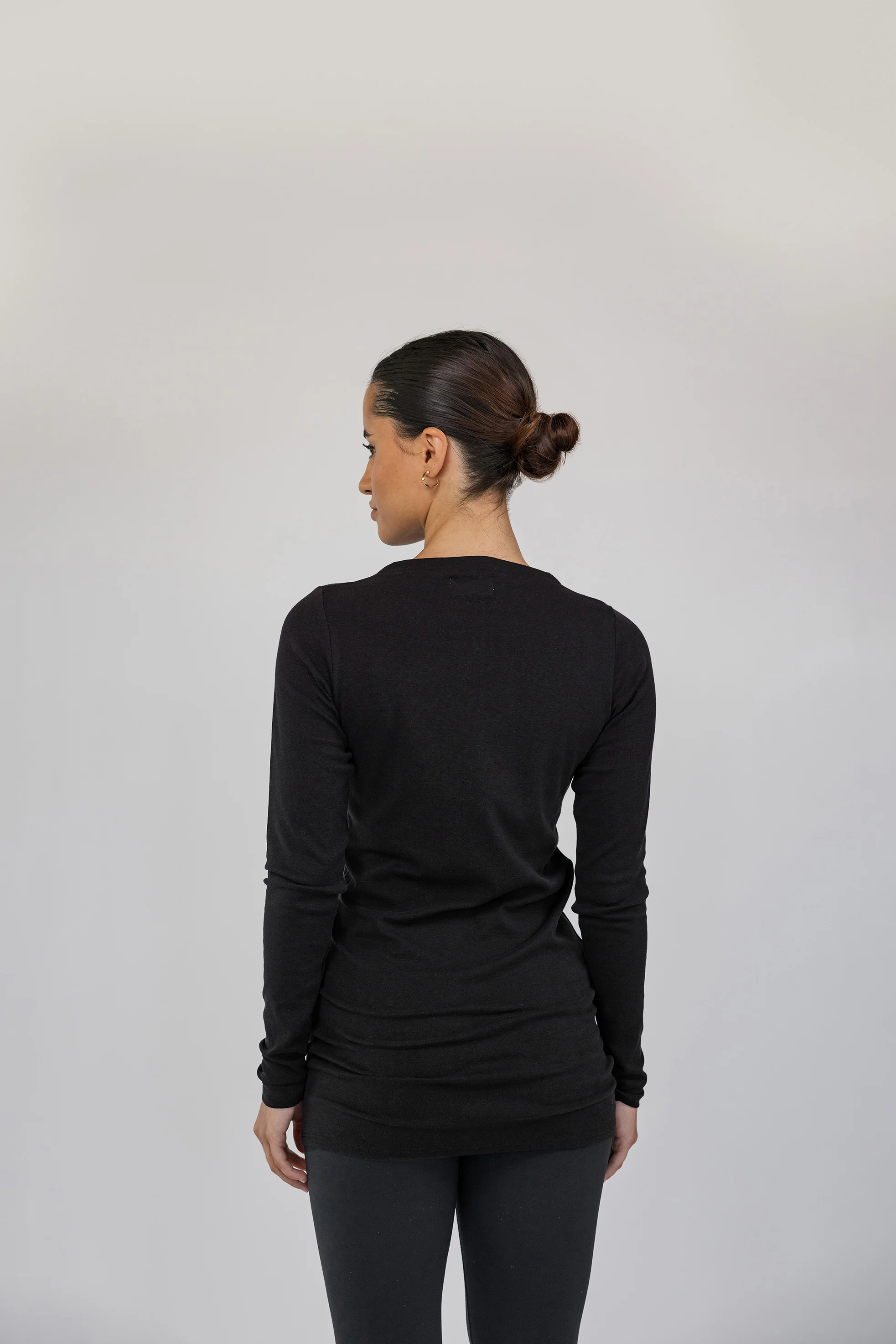 Mock Neck Top Black - Image 7
