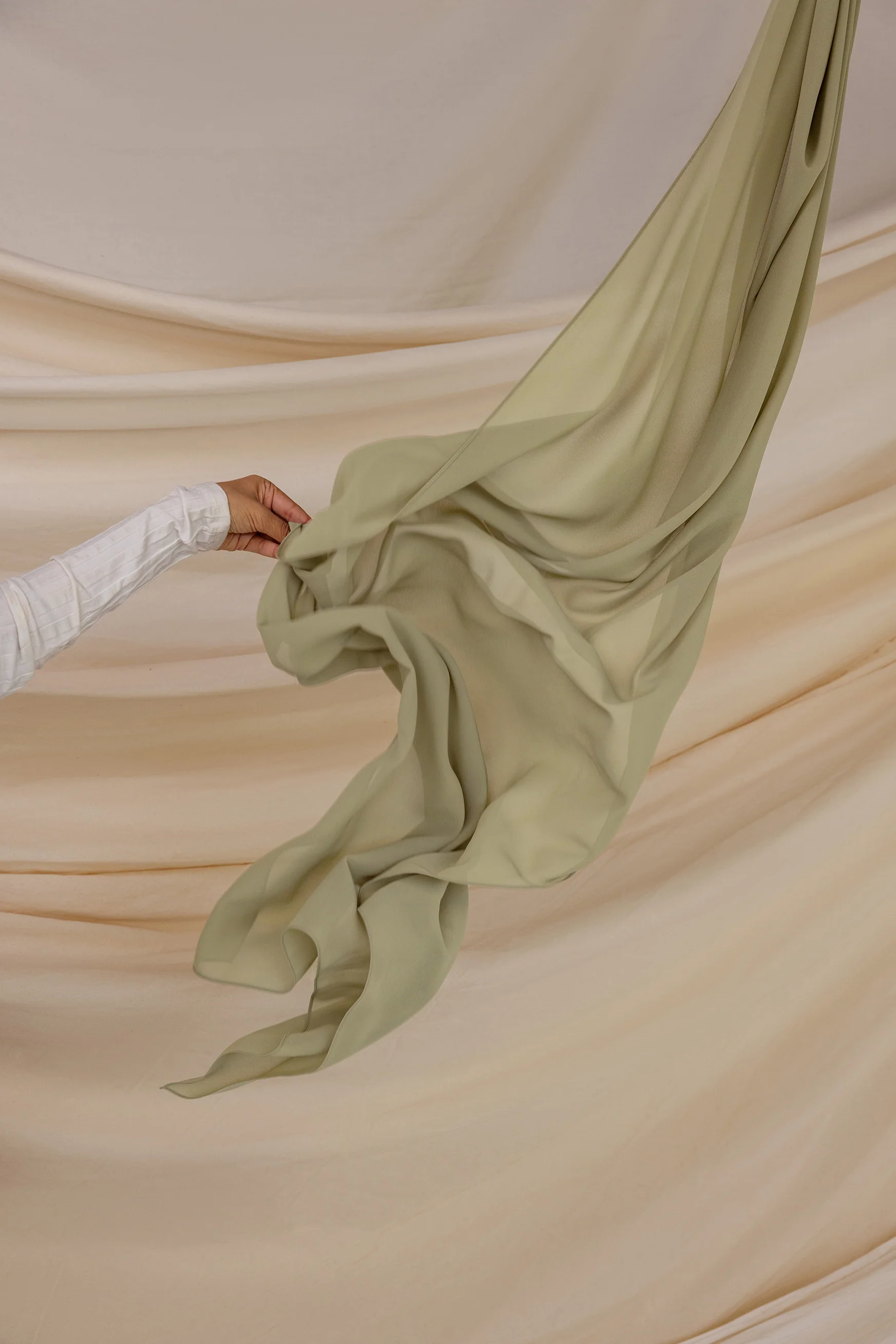 Olive Chiffon - Image 3