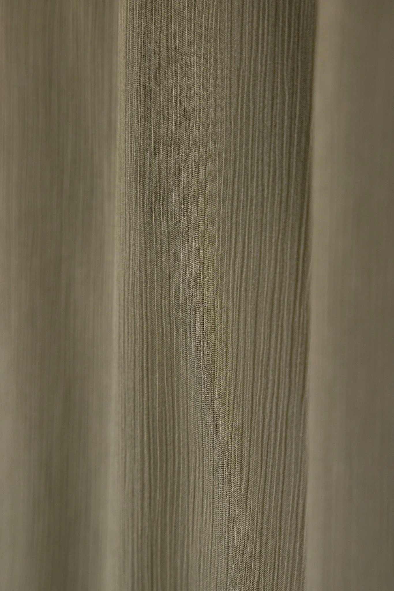 Olive Glow Crinkle Chiffon - Image 4