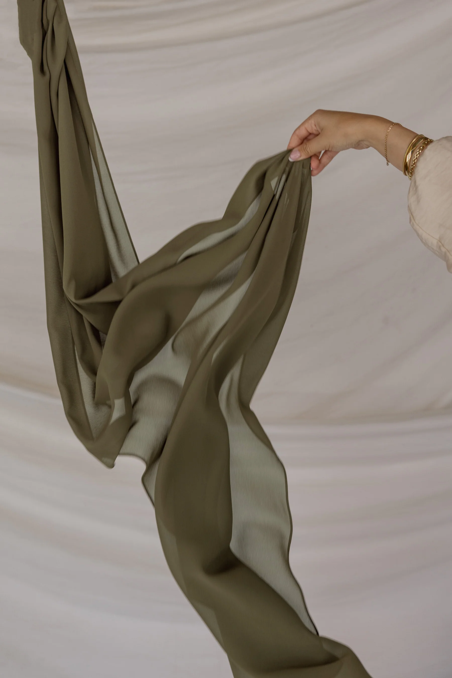 Peridot Green Chiffon - Image 3