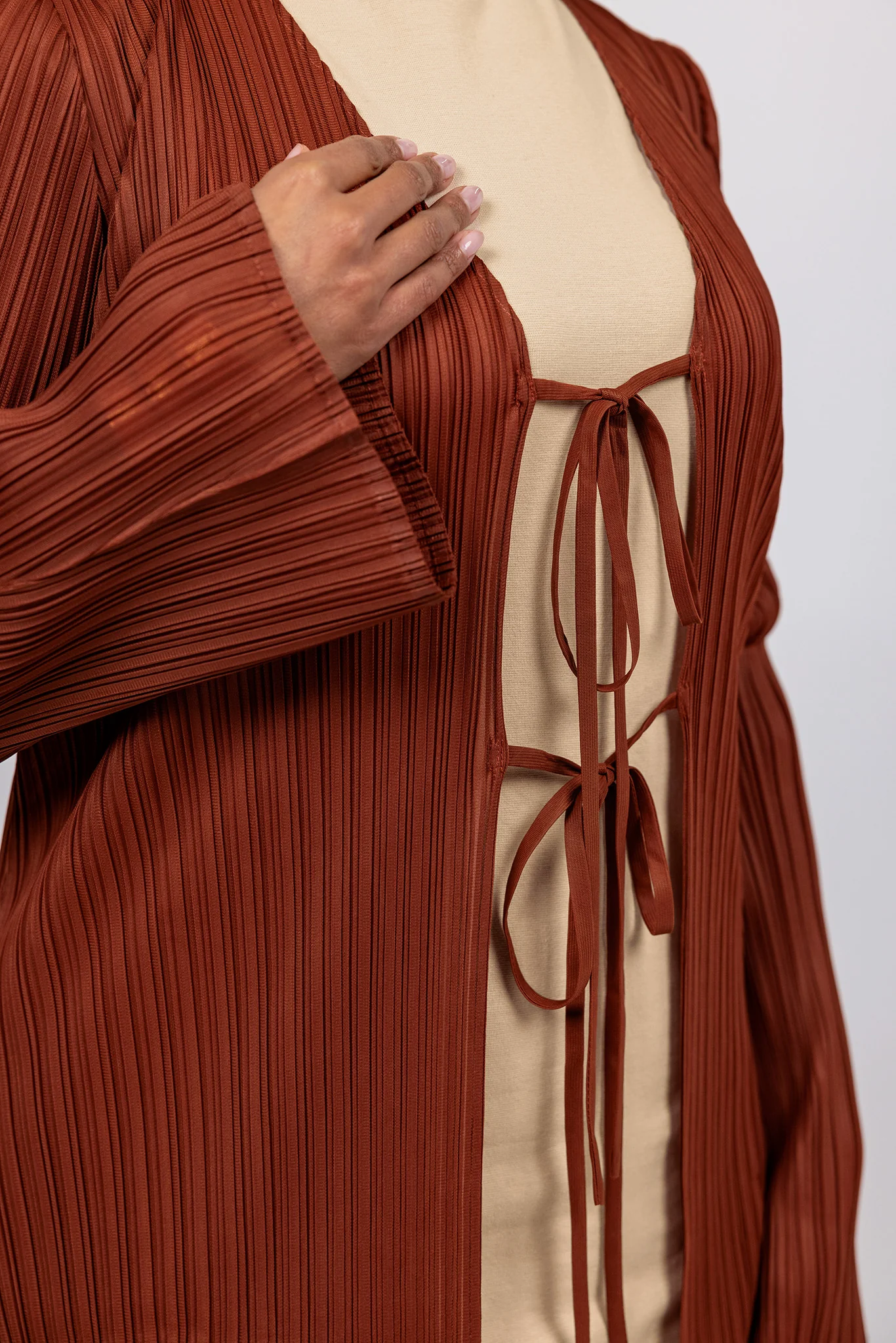 Pleated Cardigan - Image 15