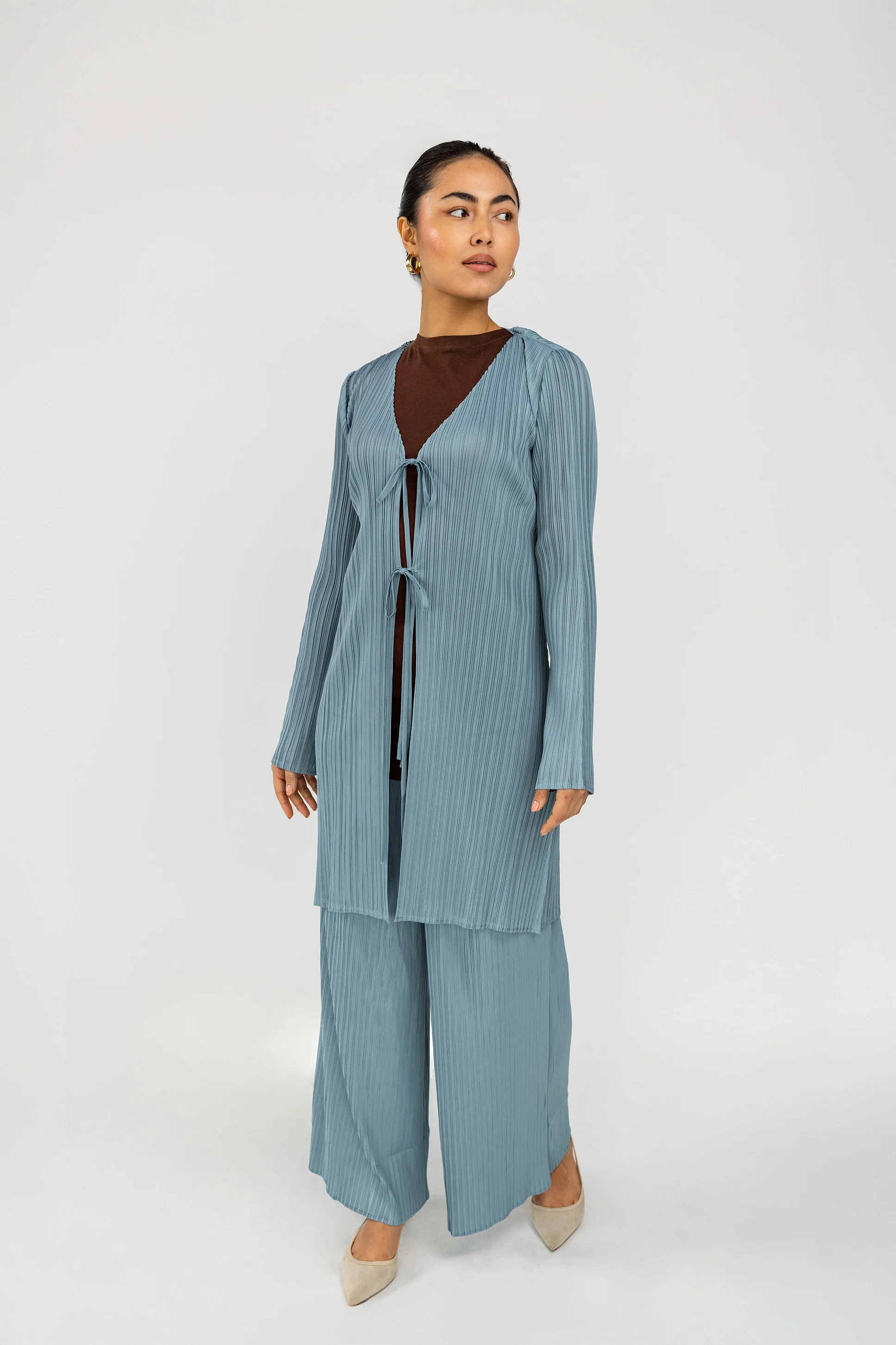 Pleated Cardigan - Image 3