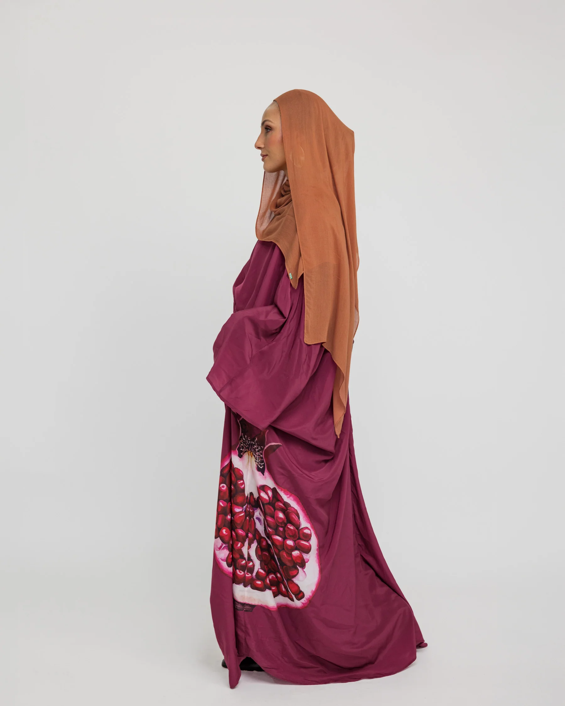 Pomegranate Draped Kaftan - Image 7
