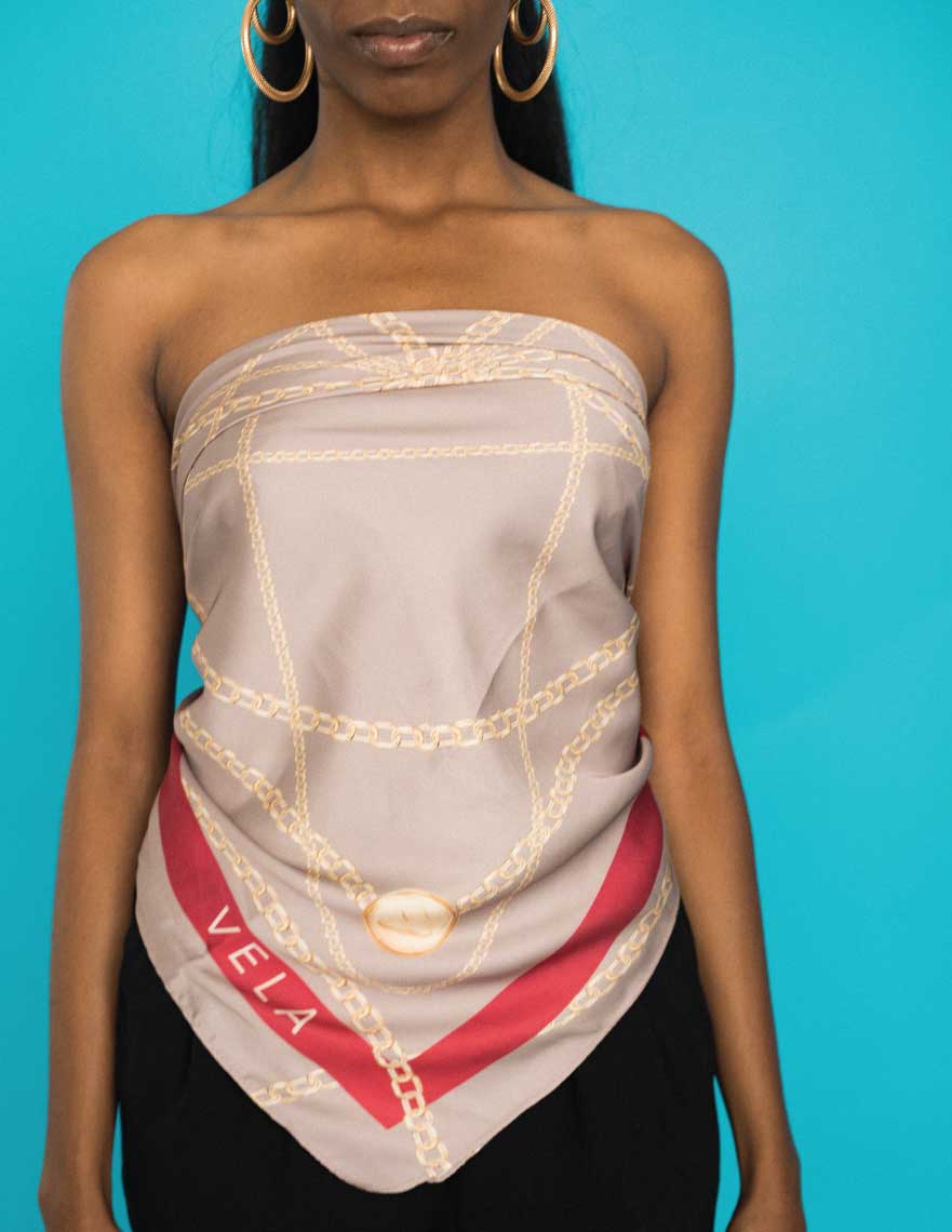 Satin Taupe Chain - Image 4