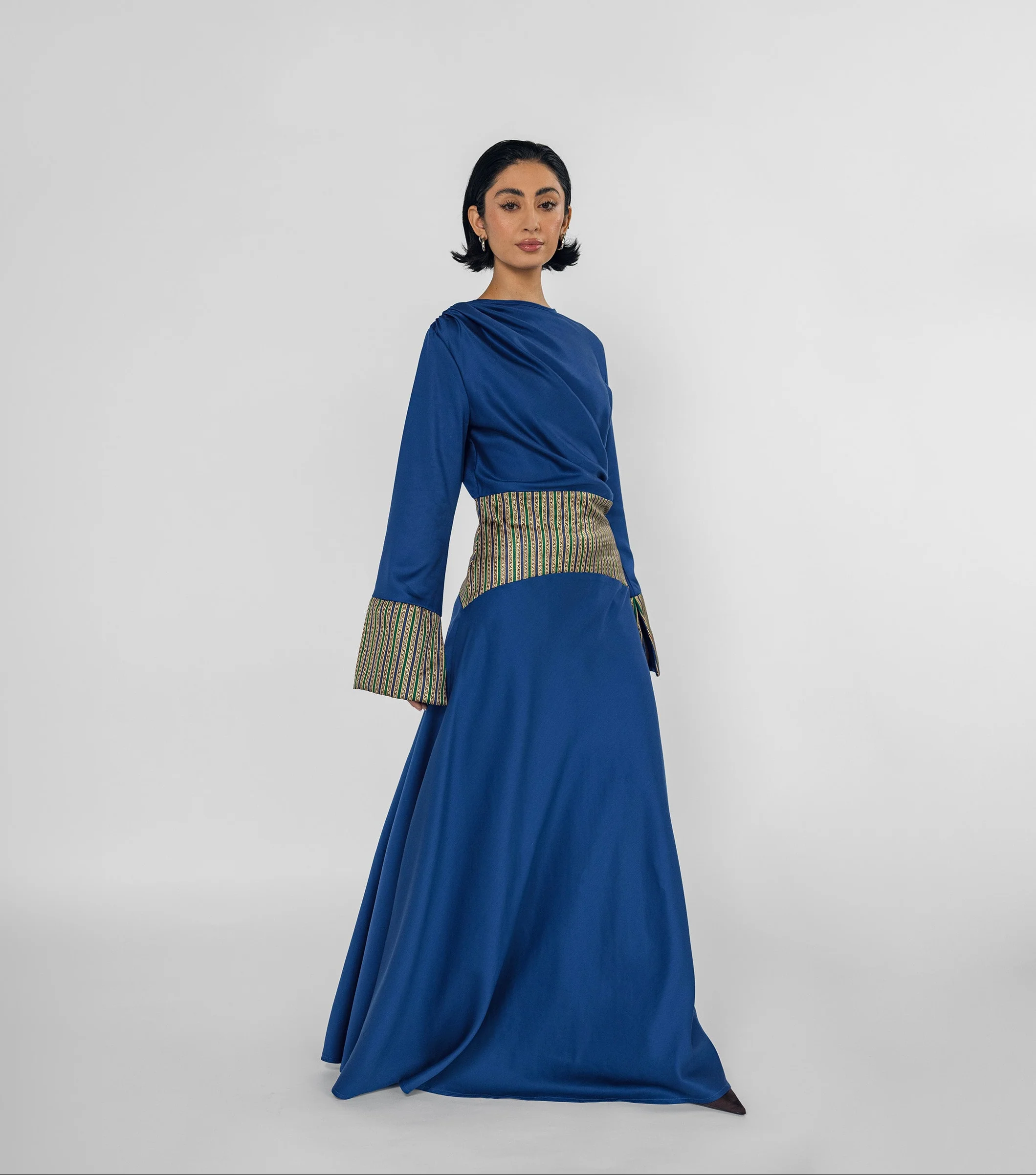 Saya Cinched Dress Royal Blue