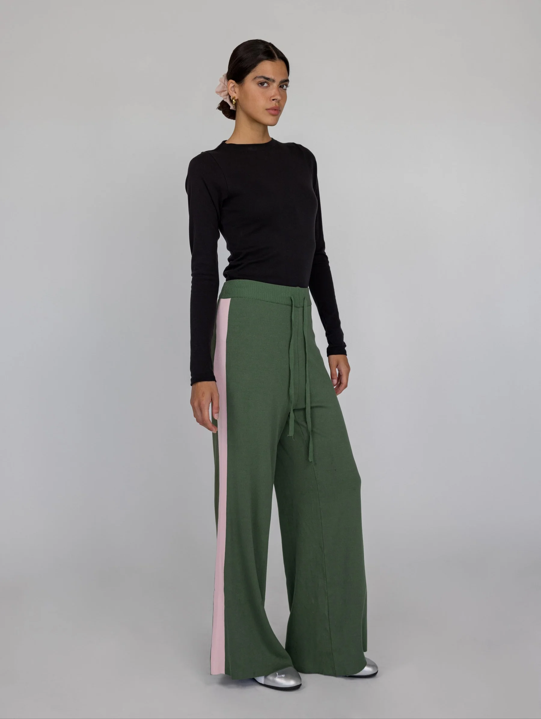 Sport Stripe Pant Olive - Image 3