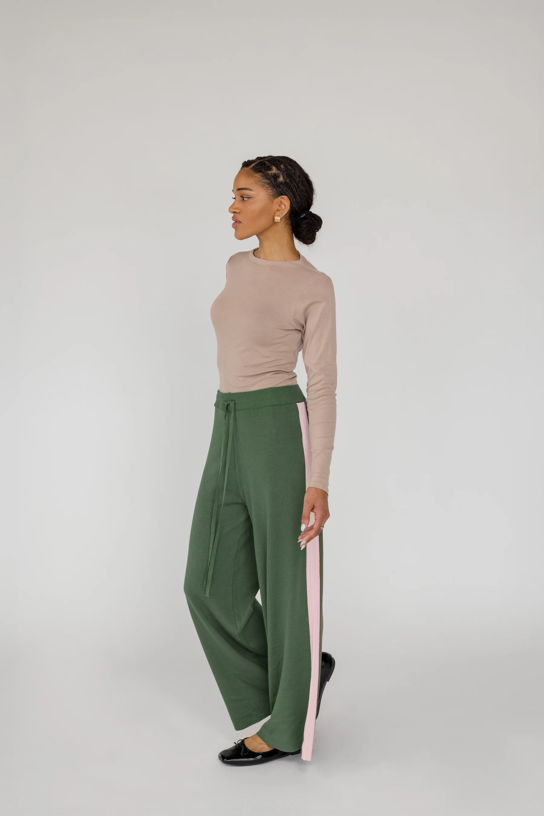 Sport Stripe Pant Olive - Image 6
