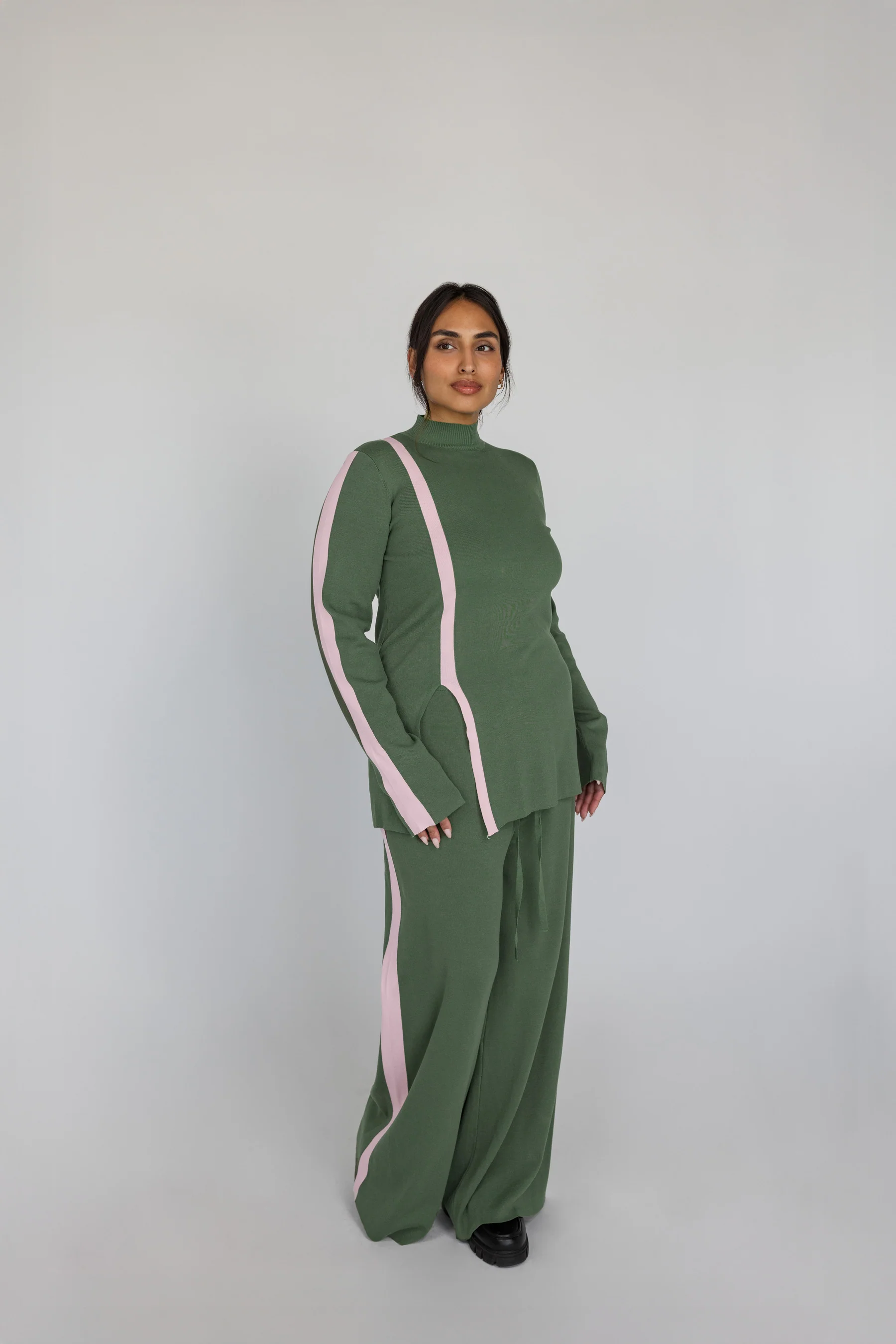 Sport Stripe Pant Olive - Image 8