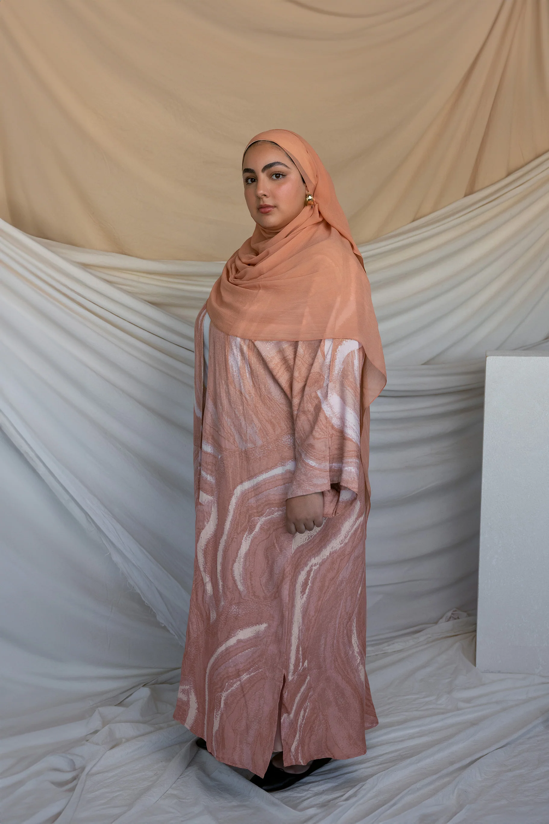 Terracotta Sediment Abaya - Image 4
