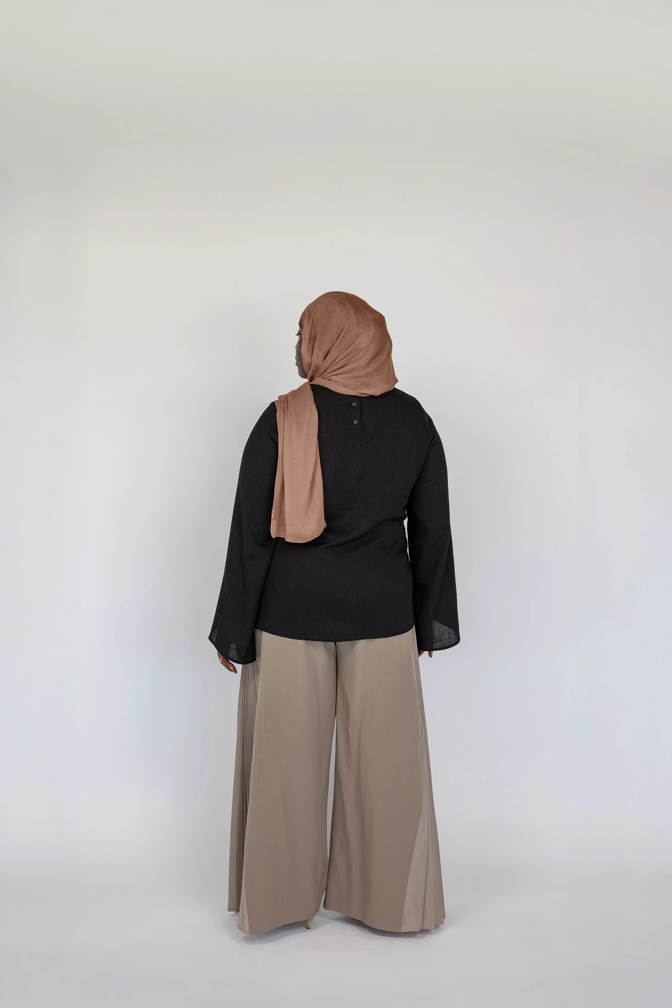 Tie Front Top Black - Image 6