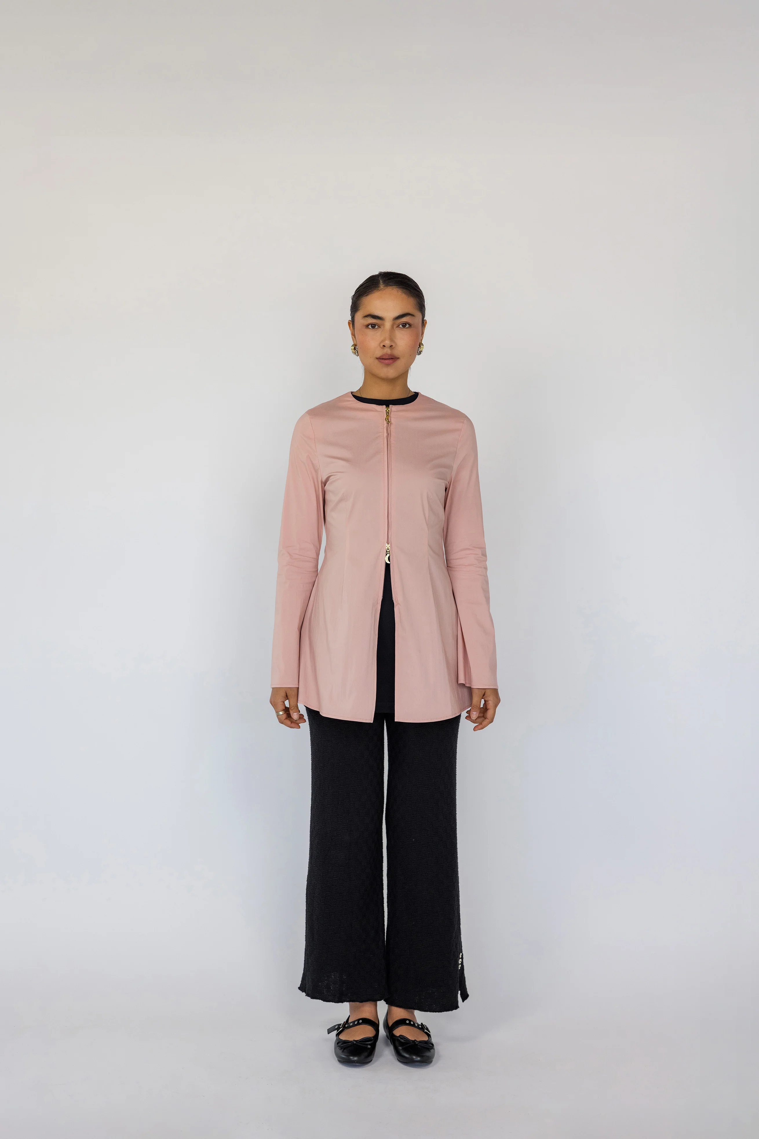 Two Way Zip Top Rose - Image 3
