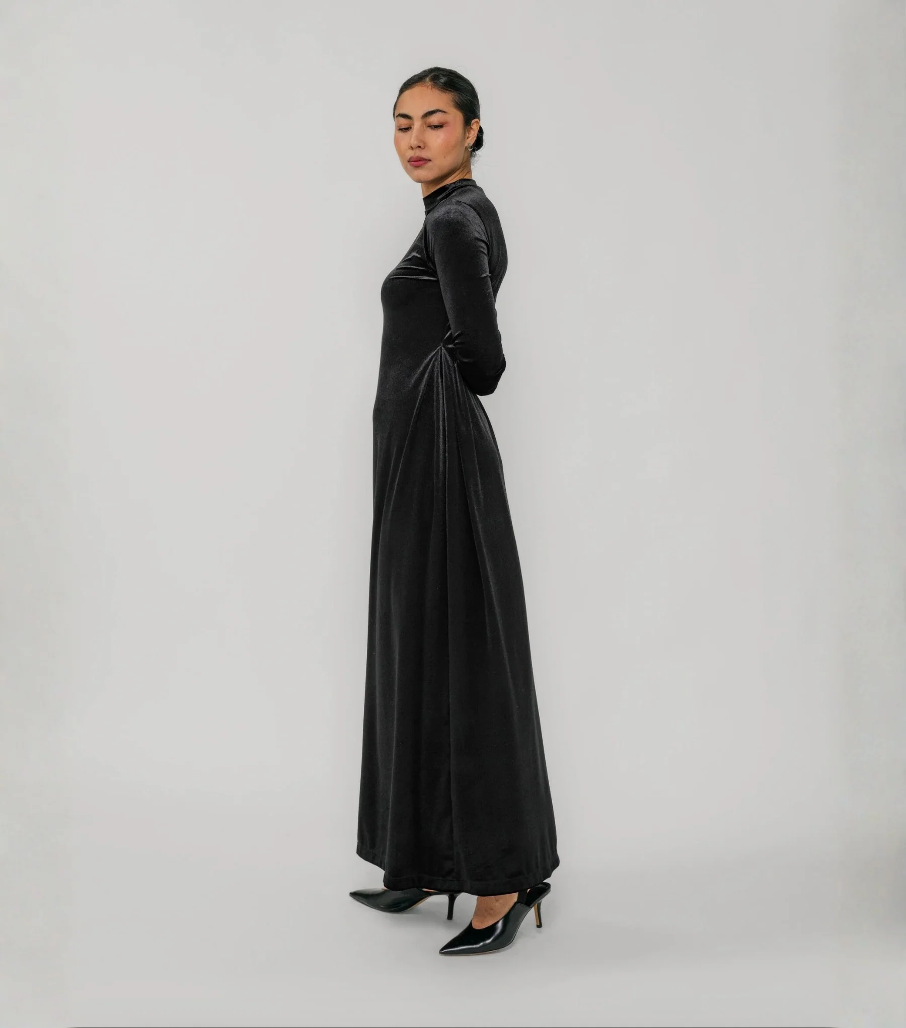 Velvet Dress Black