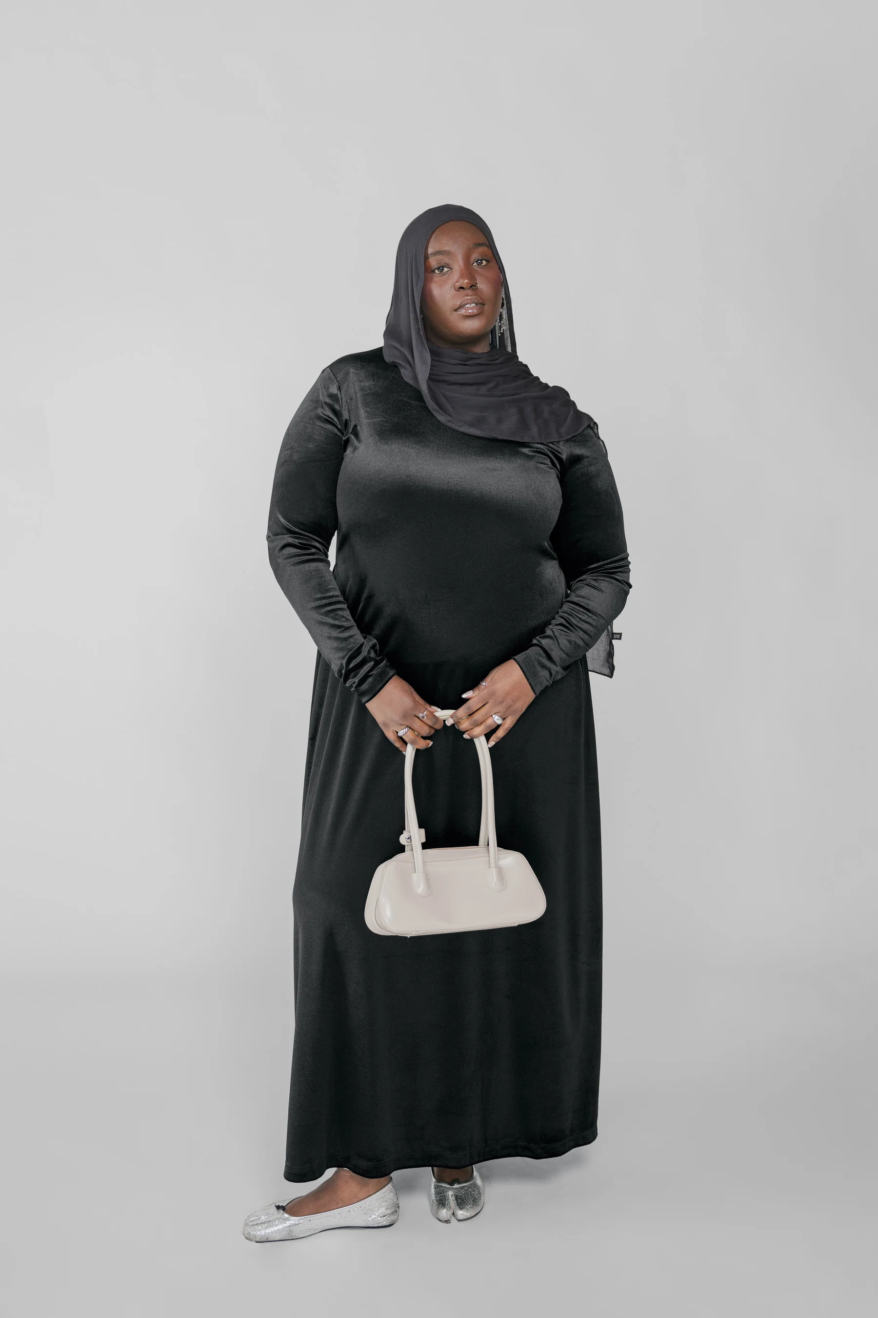 Velvet Dress Black - Image 3