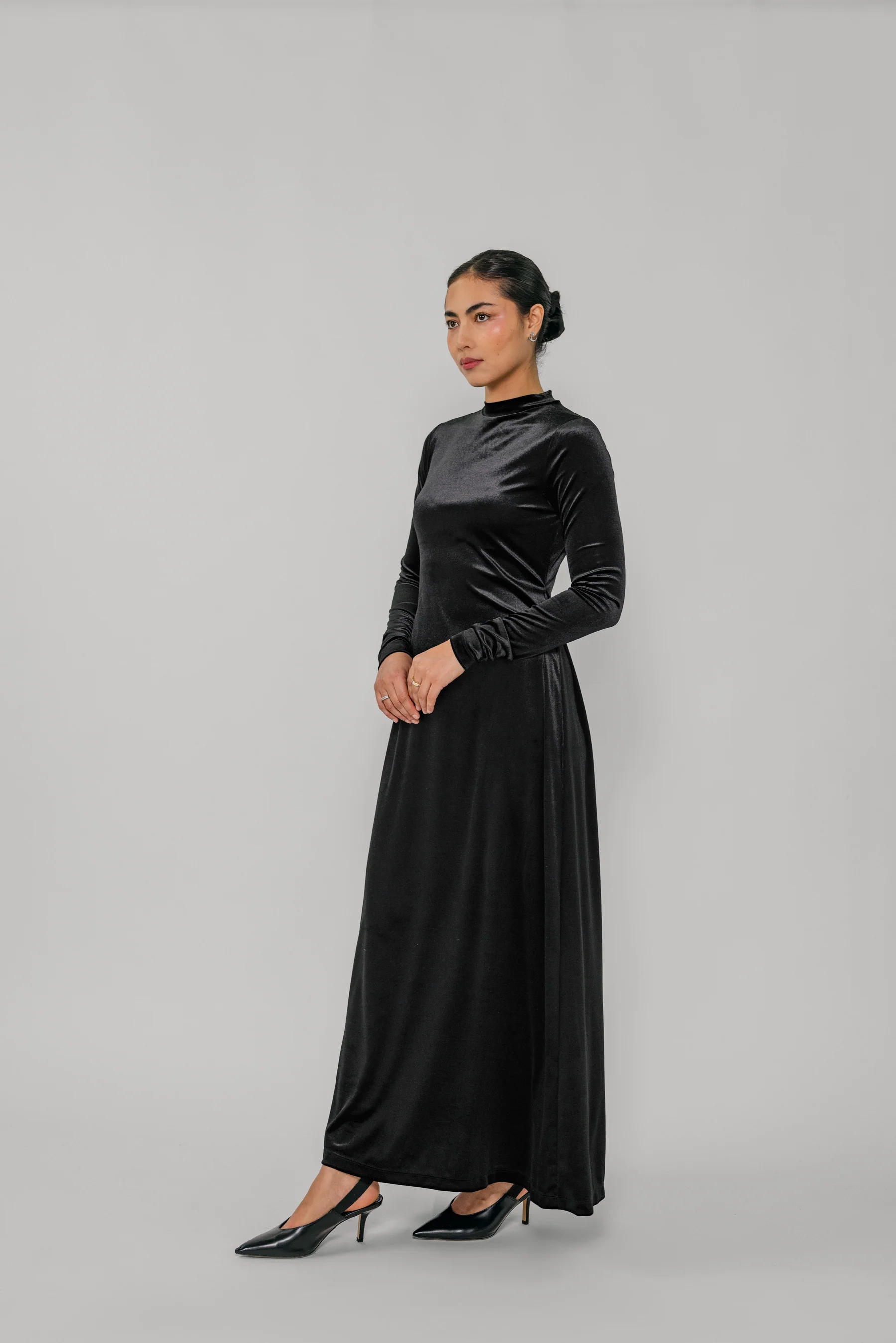 Velvet Dress Black - Image 5