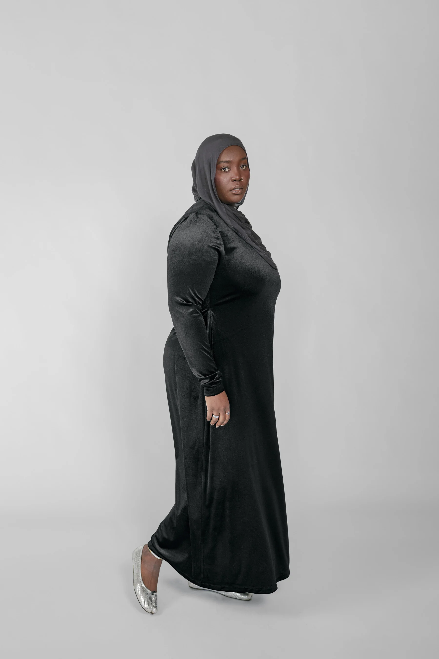 Velvet Dress Black - Image 7