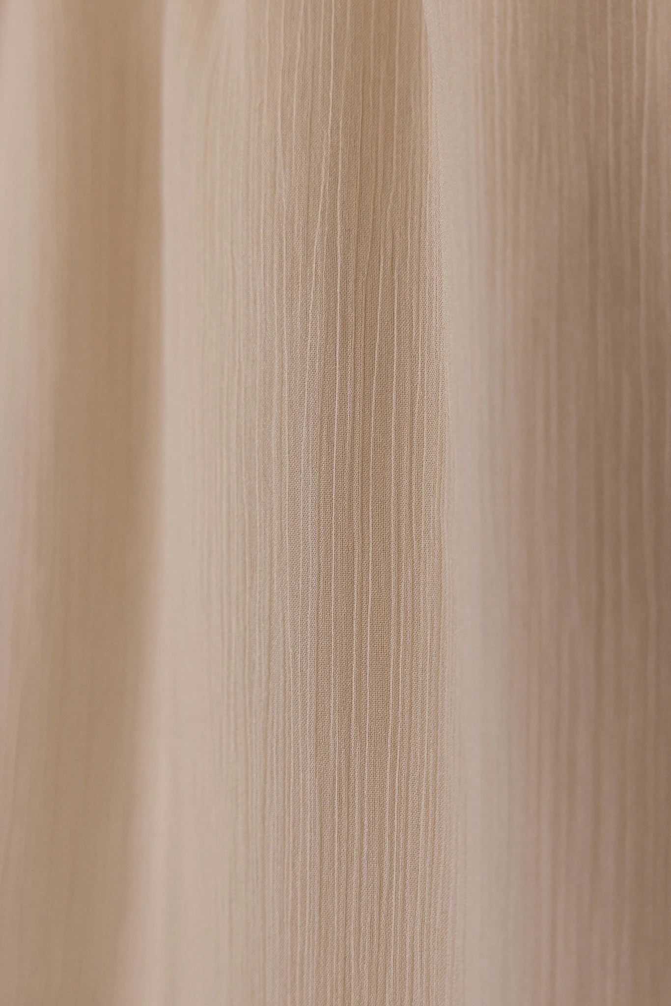 Warm Travertine Crinkle Chiffon - Image 3
